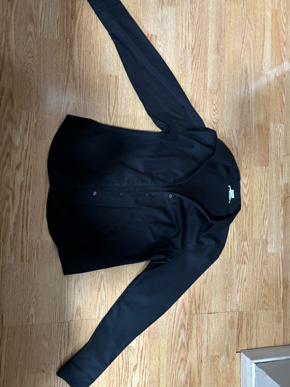 Calvin Klein 100% cotton Black Button Dress Shirt